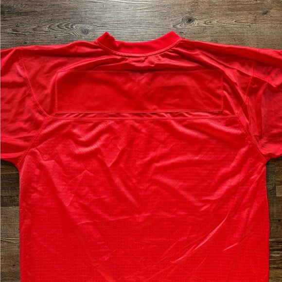 NWOT - Kansas City Chiefs Blank NFL Jersey - Red with Football Patch - Picture 11 of 11